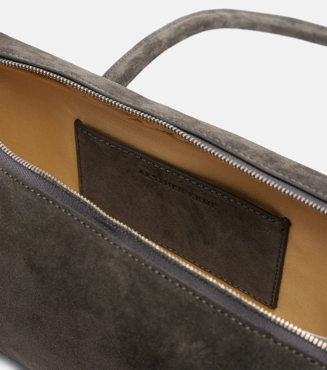 Aesther Ekme - Lagune Bowling Mini suede shoulder bag