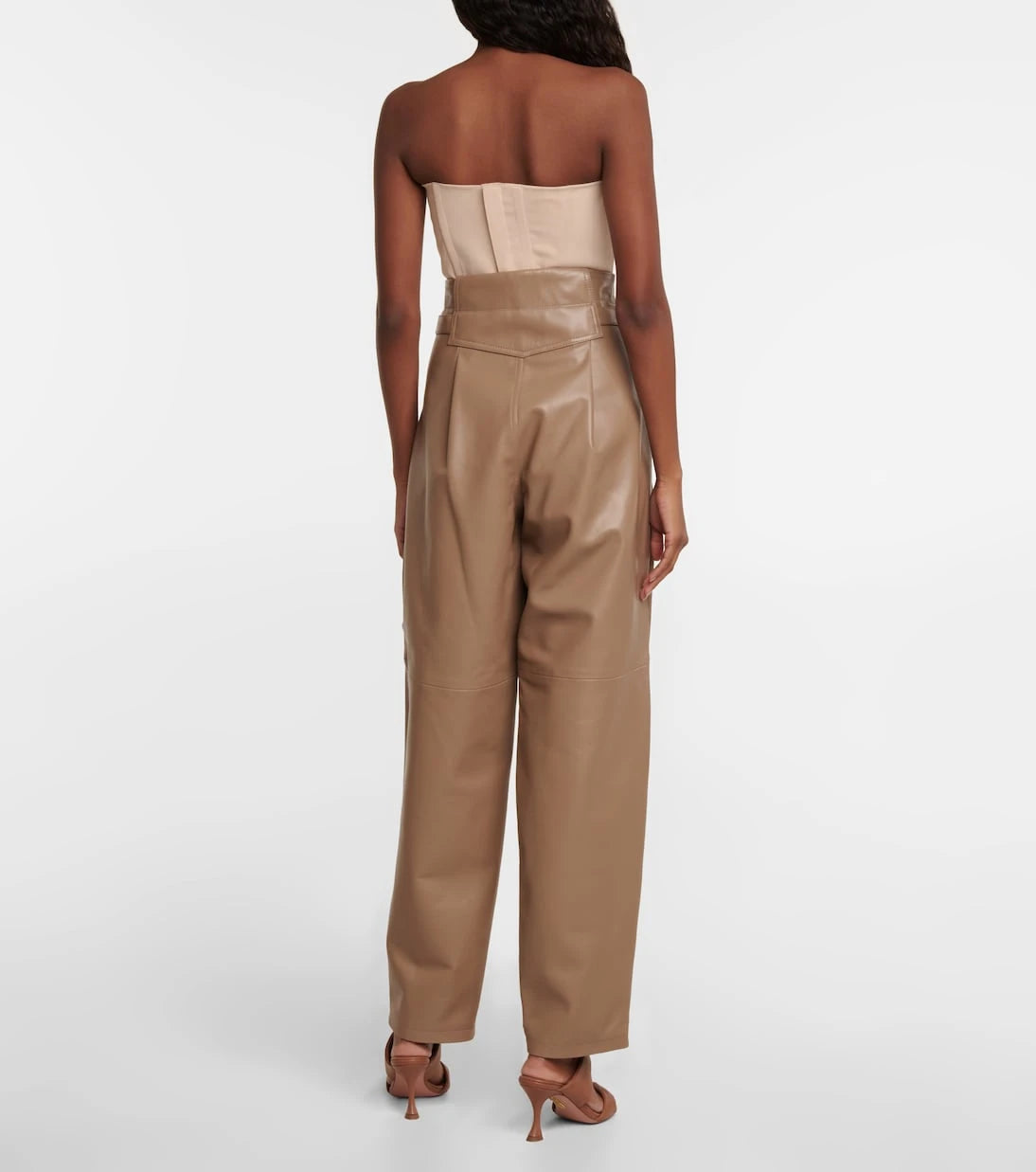 The Mannei - Shobak high-rise leather pants