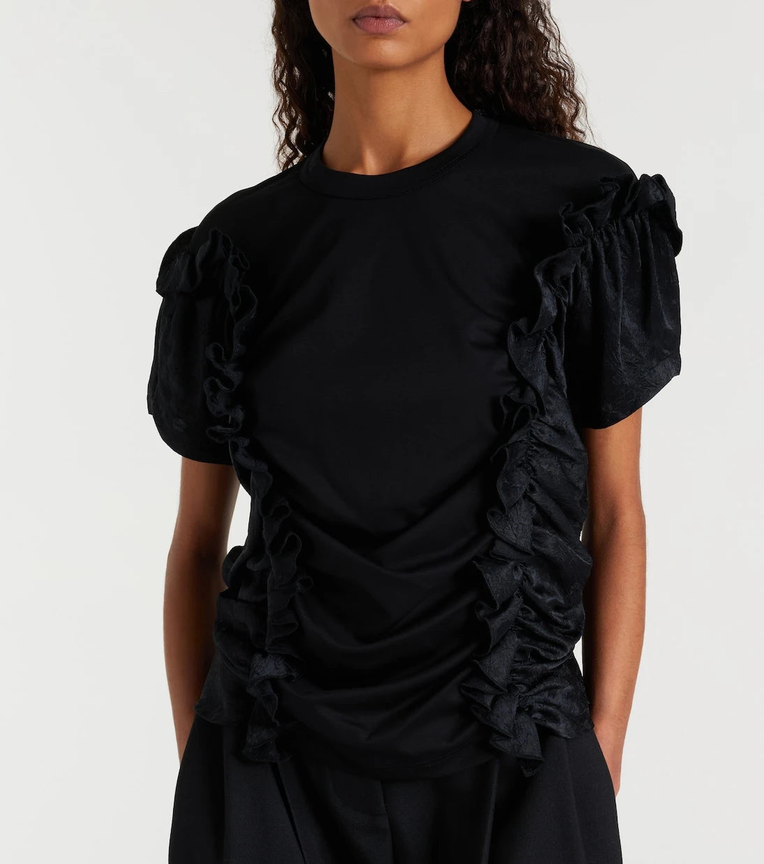 Noir Kei Ninomiya - Ruffled cotton top