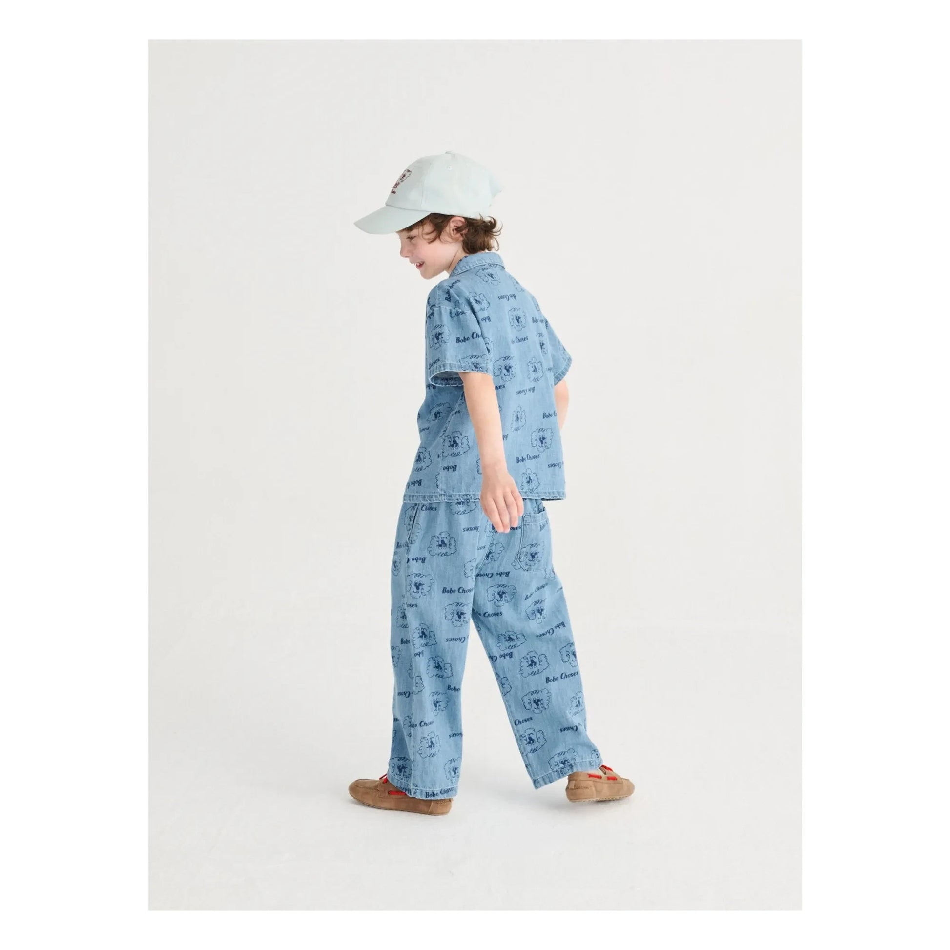 Bobo Choses - Denim Dog Shirt | Light Blue