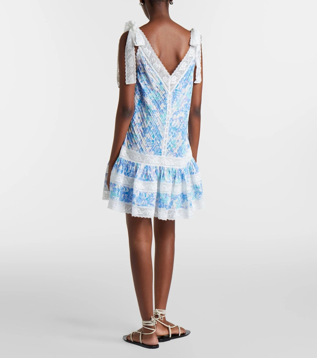 Zimmermann - Solstice Lantern floral cotton minidress