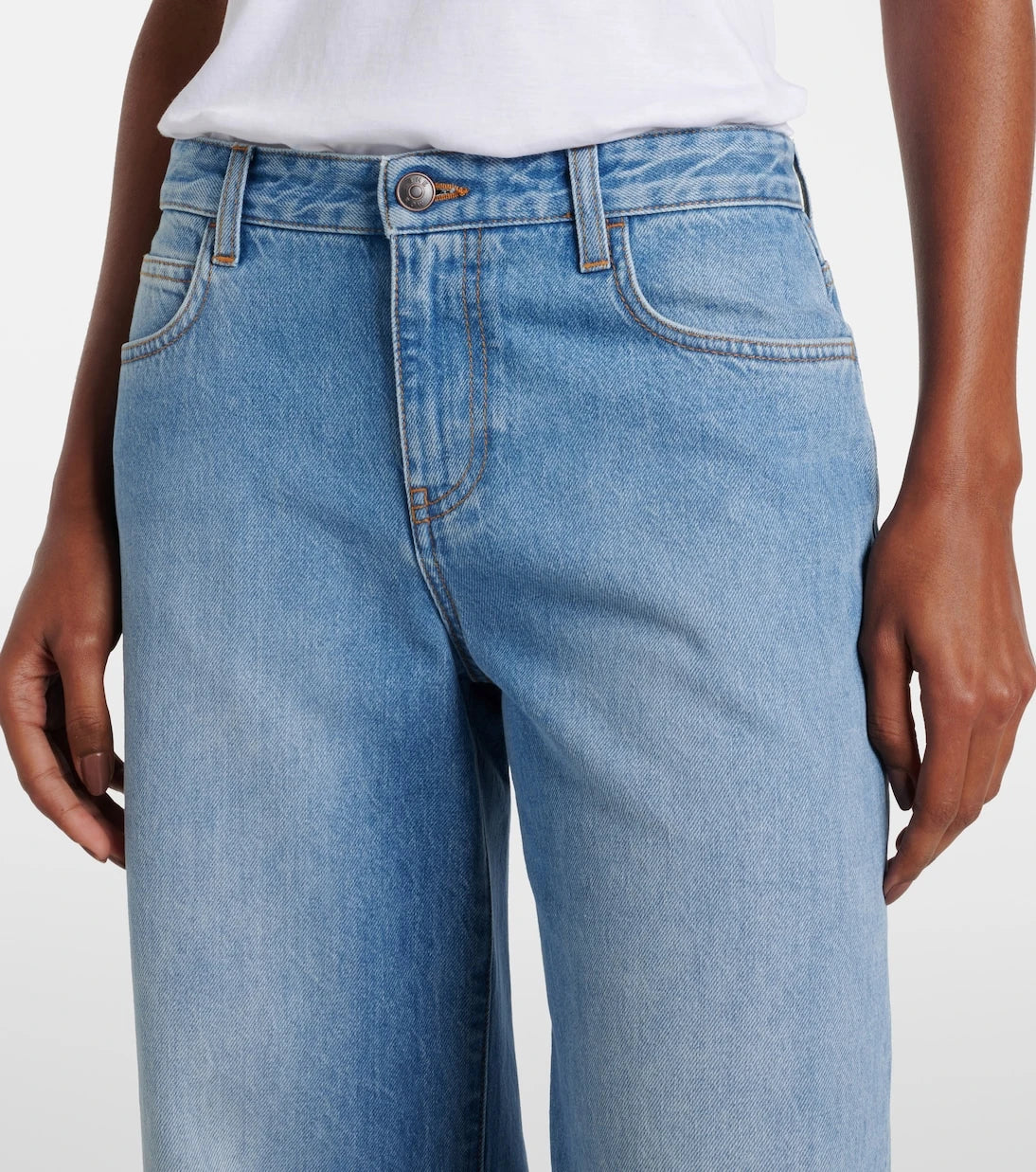 The Row - Eglitta mid-rise wide-leg jeans