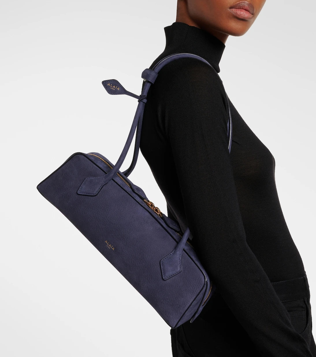 Alaïa - Le Teckel suede shoulder bag