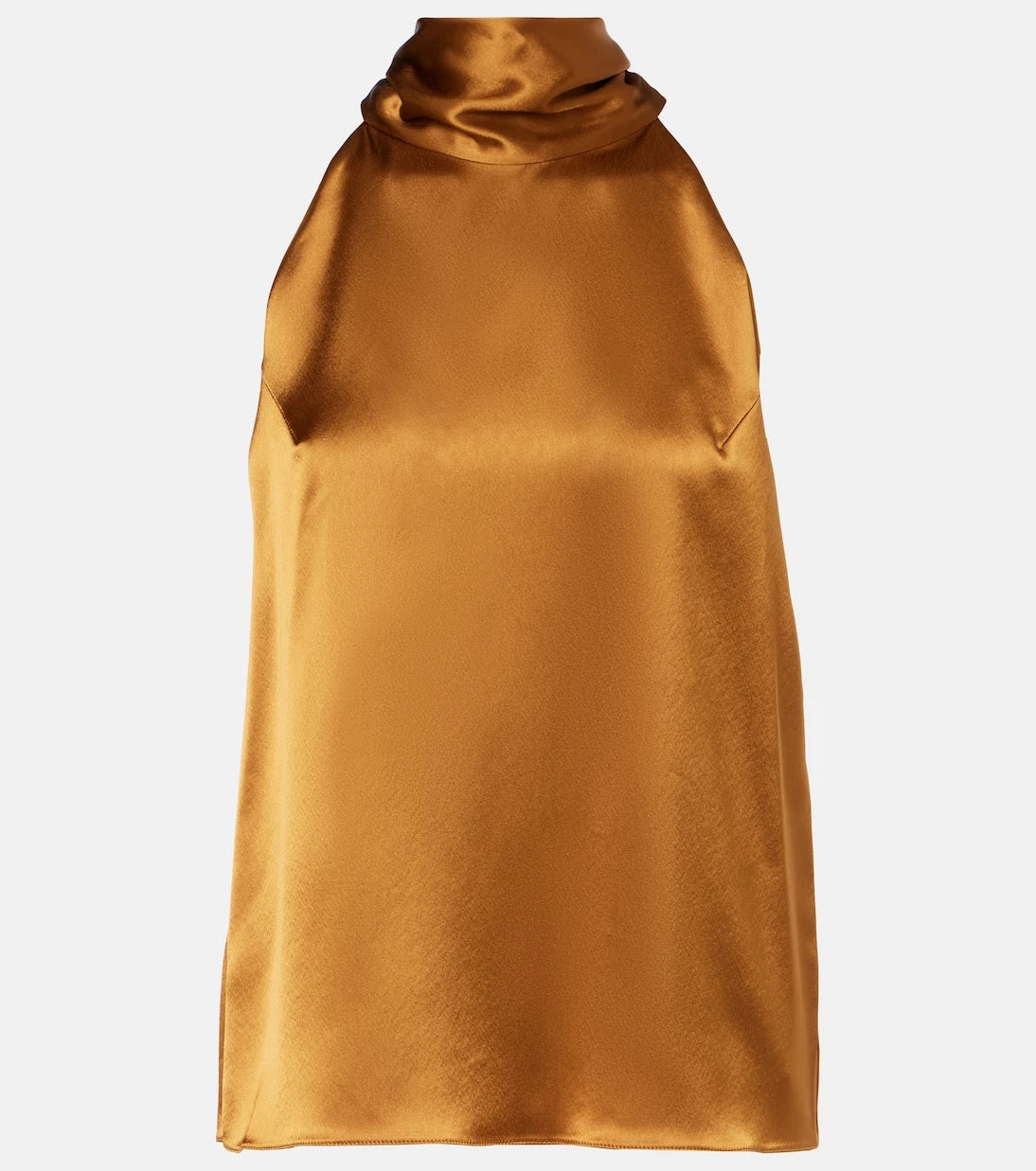 Galvan - Sienna halterneck satin top