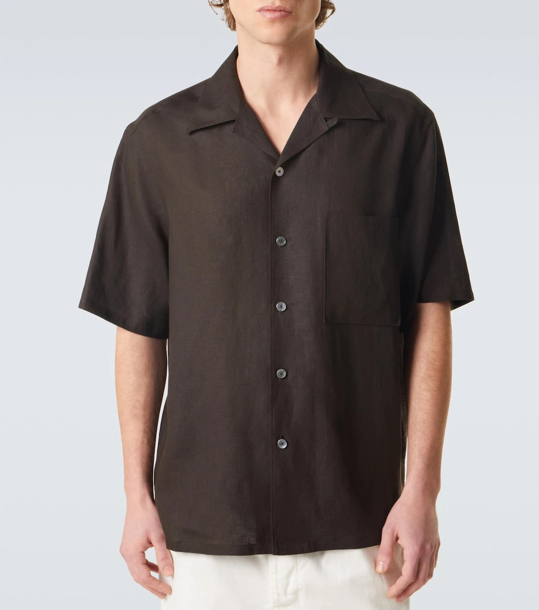 Zegna - Linen bowling shirt