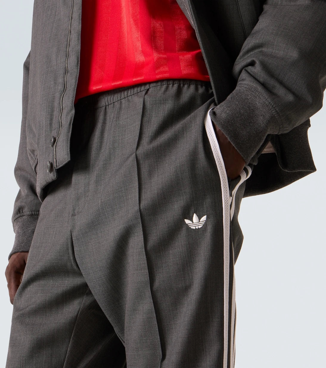 Adidas - x Wales Bonner wool-blend flared pants