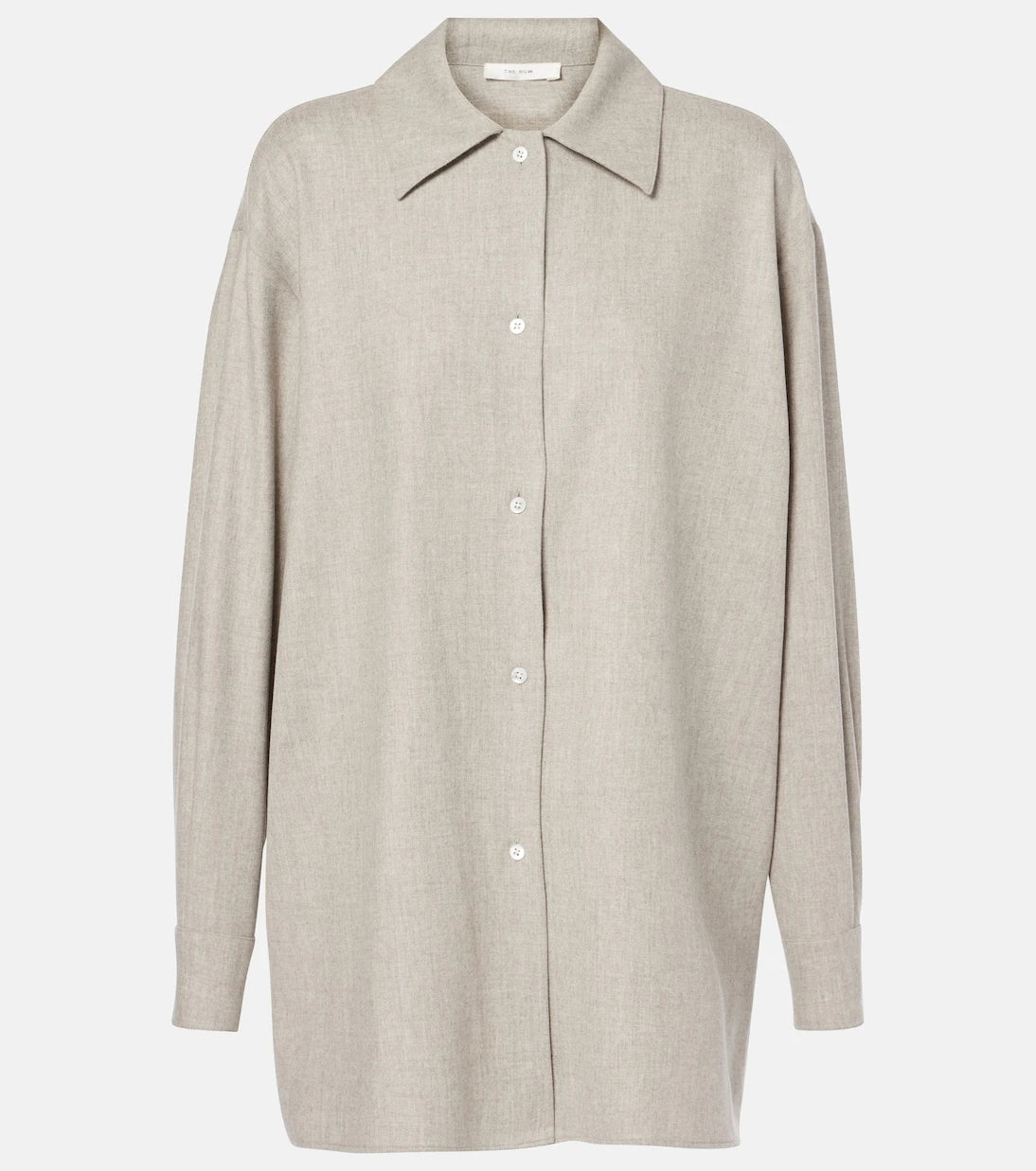 The Row - Komako wool and cashmere shirt