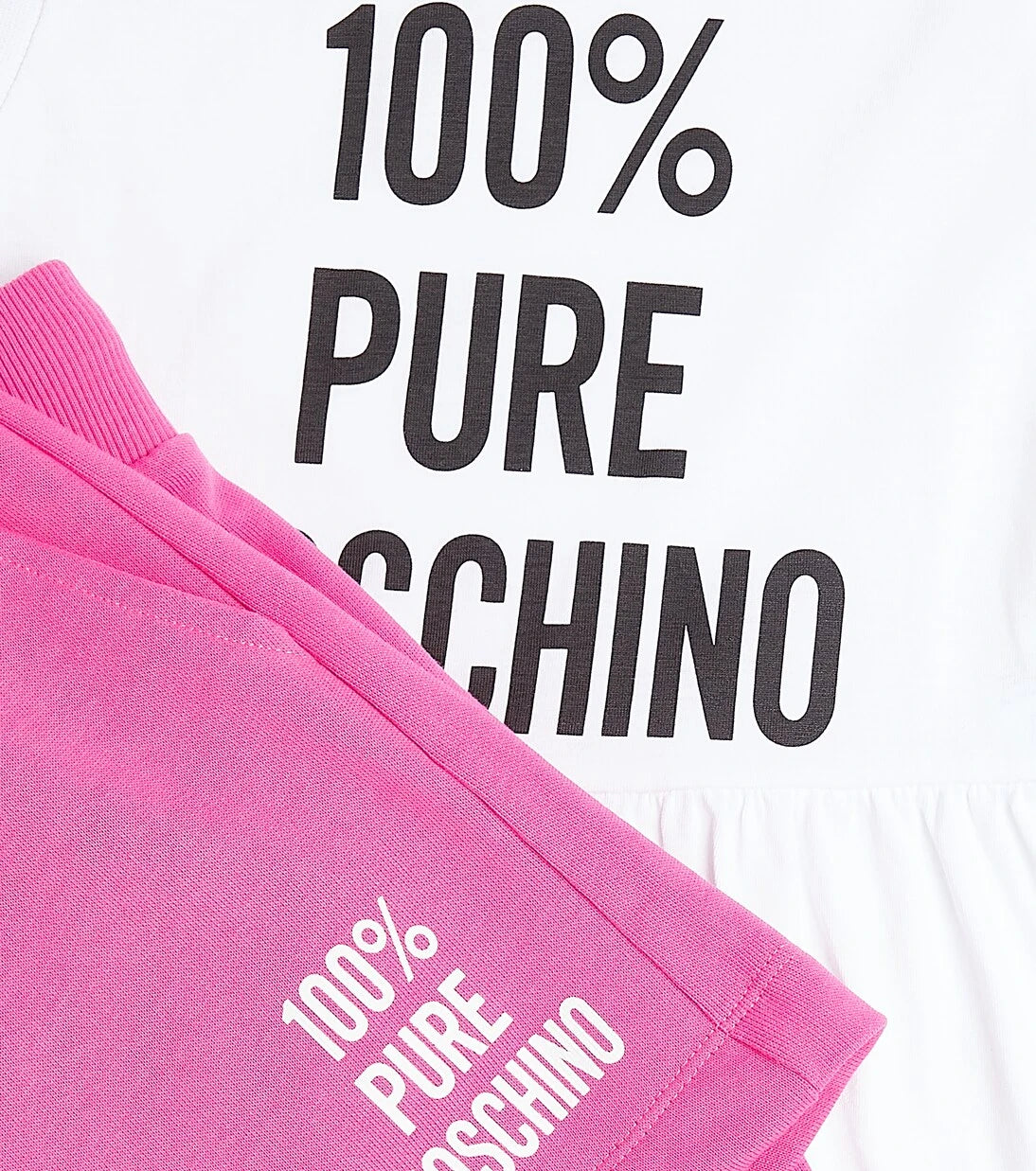 Moschino Kids - Cotton jersey top and shorts set