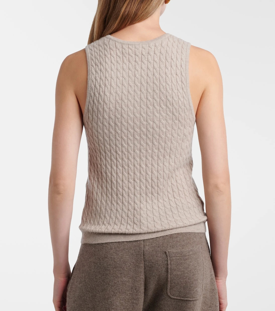 Lisa Yang - Iora cable-knit cashmere tank top