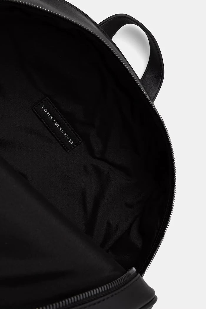 Tommy Hilfiger erkek suni deri şehir sırt çantası