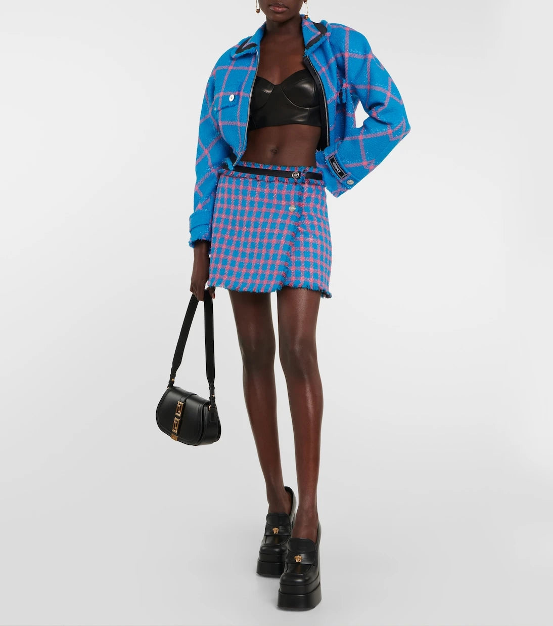Versace - Tweed miniskirt