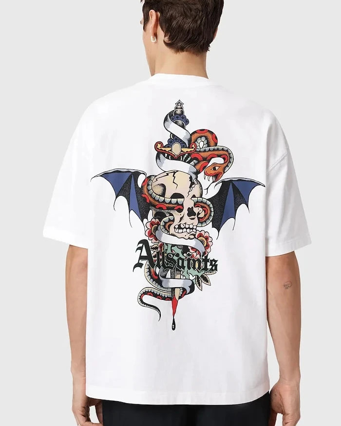 AllSaints BLADE Pamuk Tişört