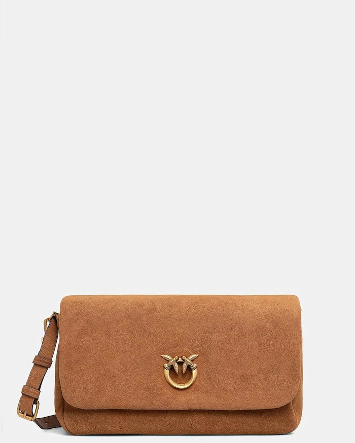 Pinko Horizontal Kadife Çanta