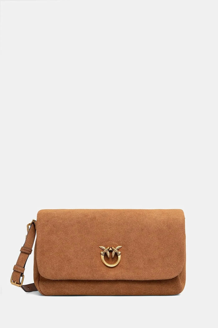 Pinko Horizontal Kadife Çanta