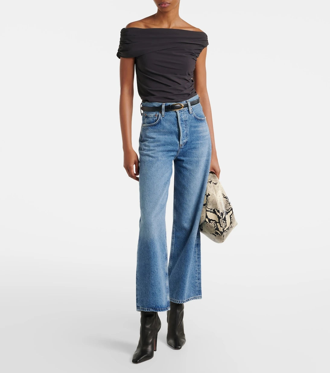 Agolde - Sherilyn off-shoulder bodysuit