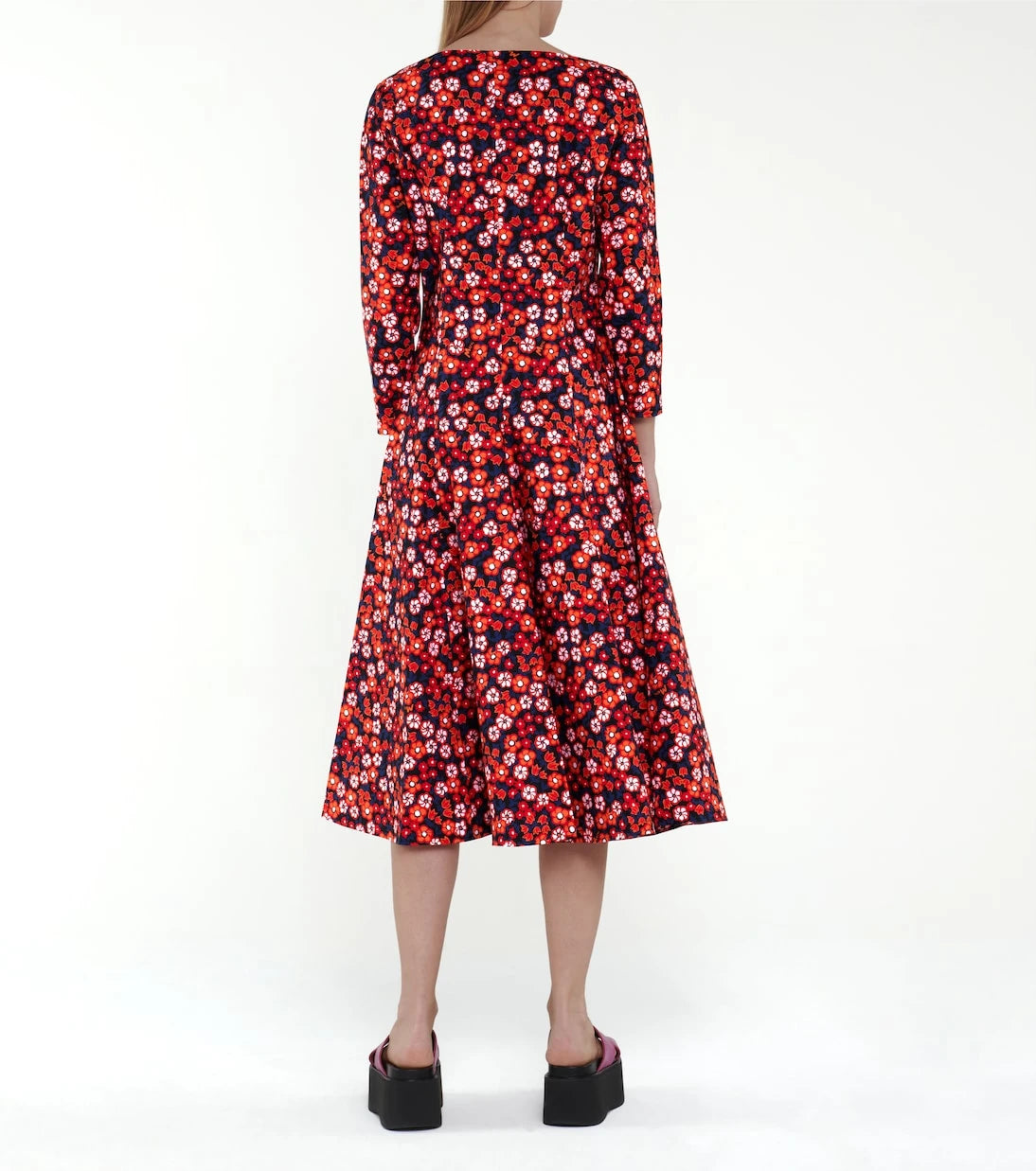 Marni - Floral cotton midi dress