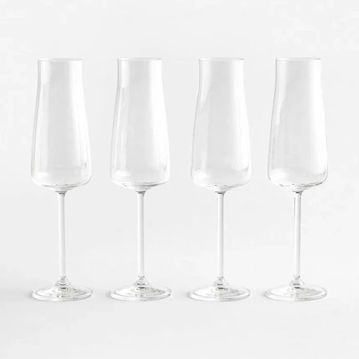 La Mania kristal camdan şampanya kadehi seti 210 ml