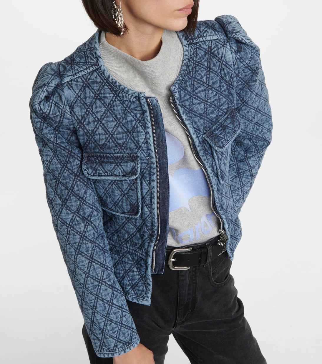 Marant Etoile - Deliona quilted cotton jacket