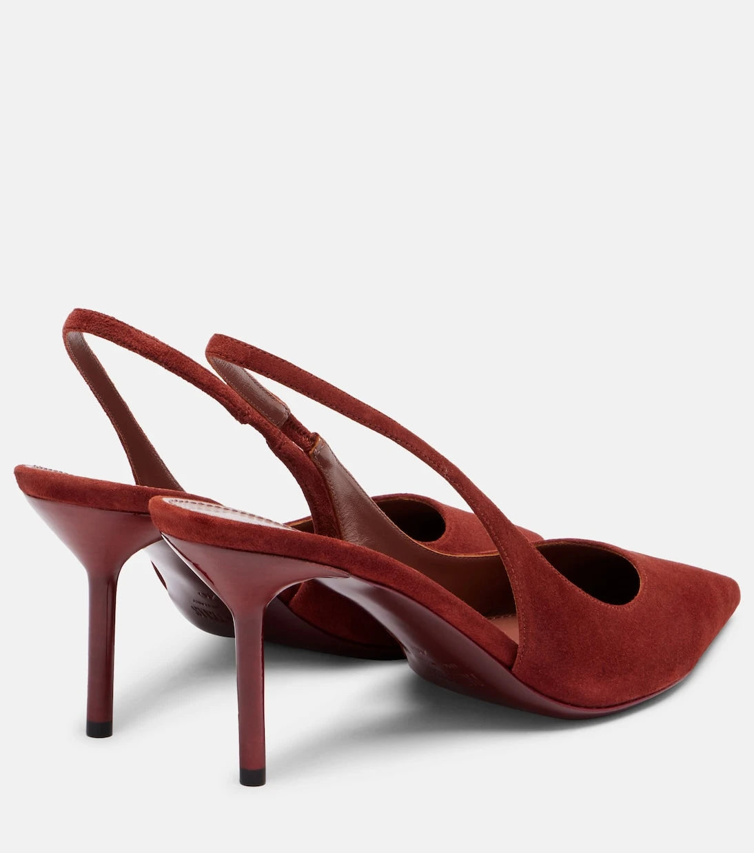 Paris Texas - Lidia 70 suede slingback pumps