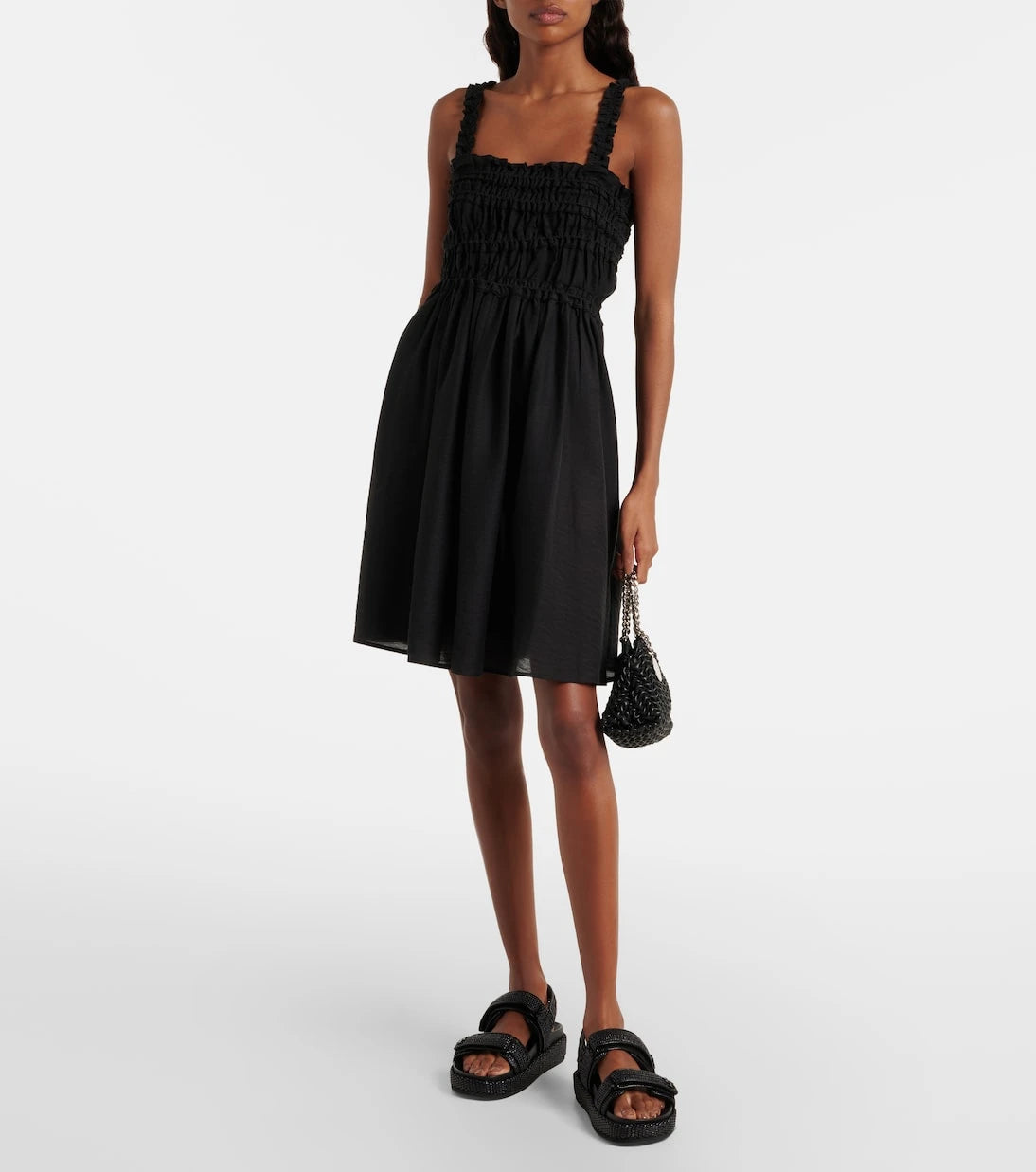 Tory Burch - Raffia and leather sandals