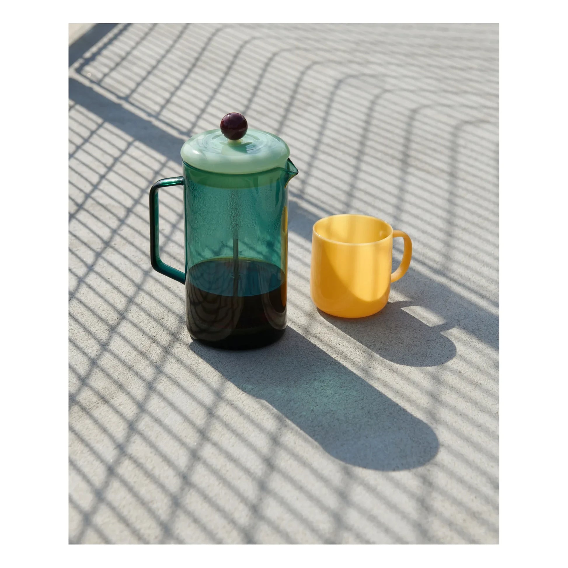 Hay - Glass Coffee Maker | Blue