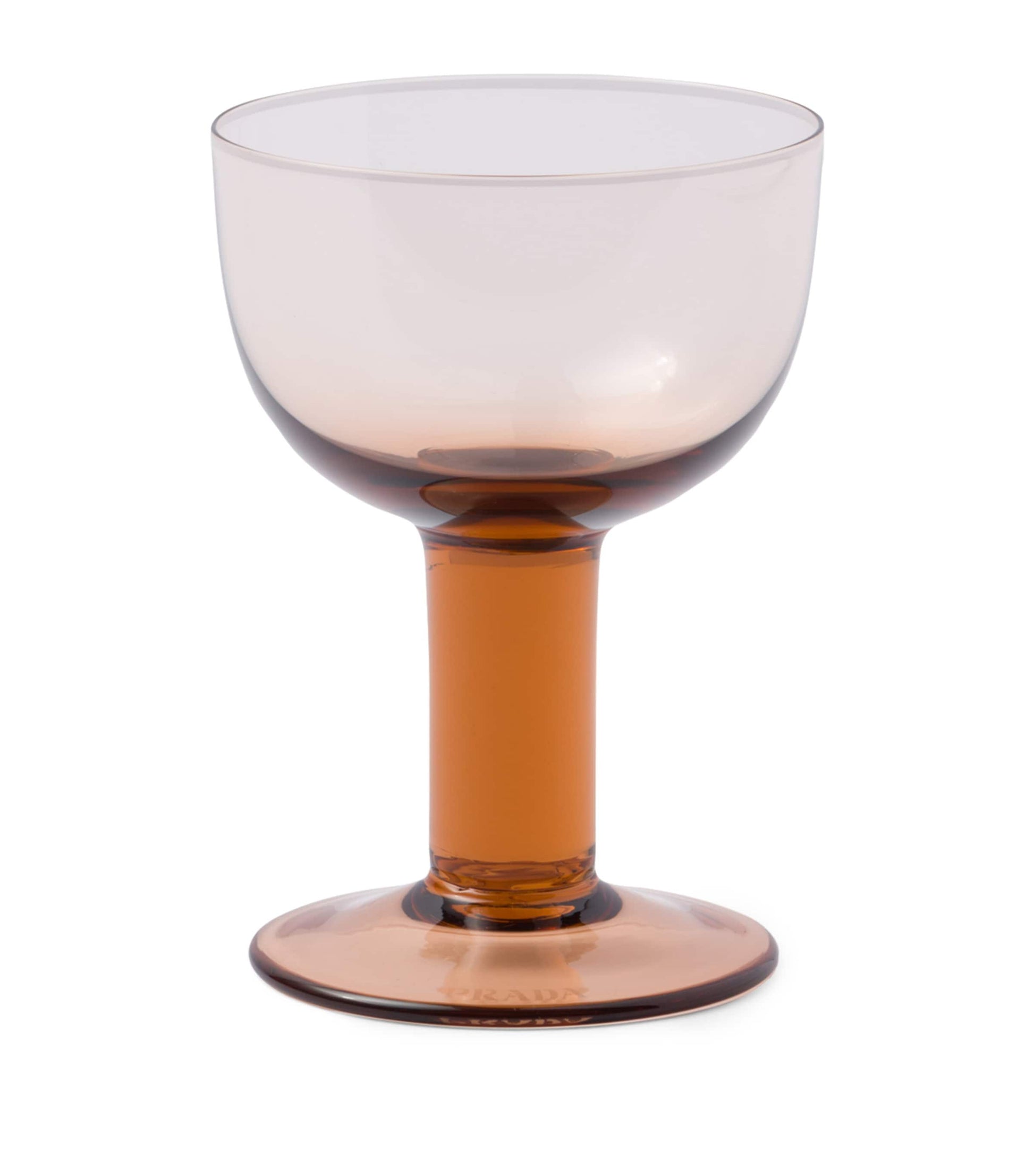 Prada Set of 2 Plinth Red Wine Glasses