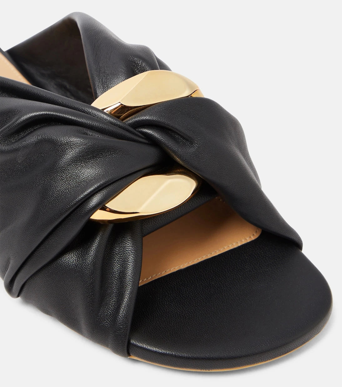 JW Anderson - Corner leather slides