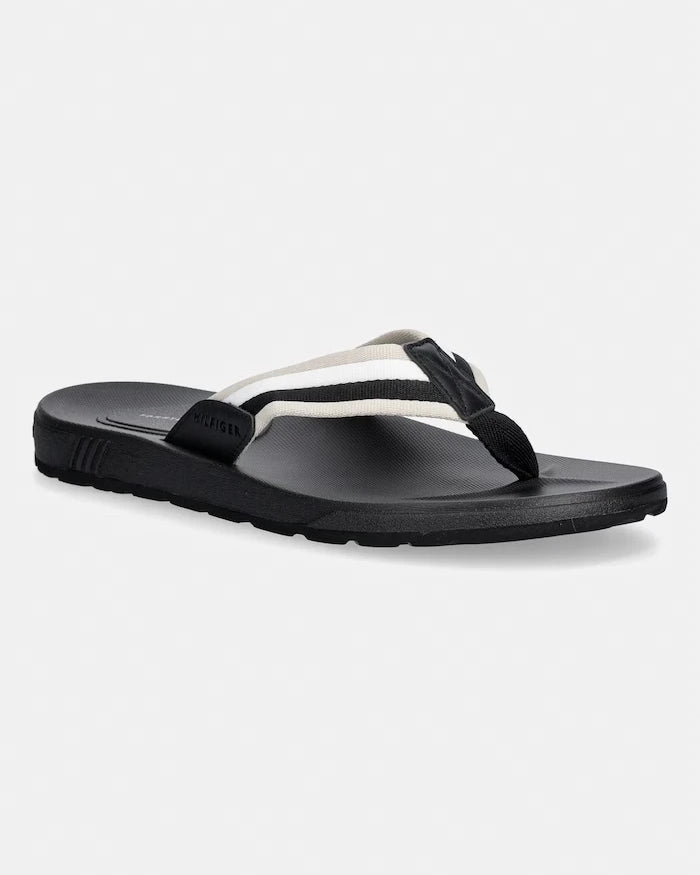 Tommy Hilfiger Erkek MOLDED HILFIGER RWB BEACH SANDAL Terlik