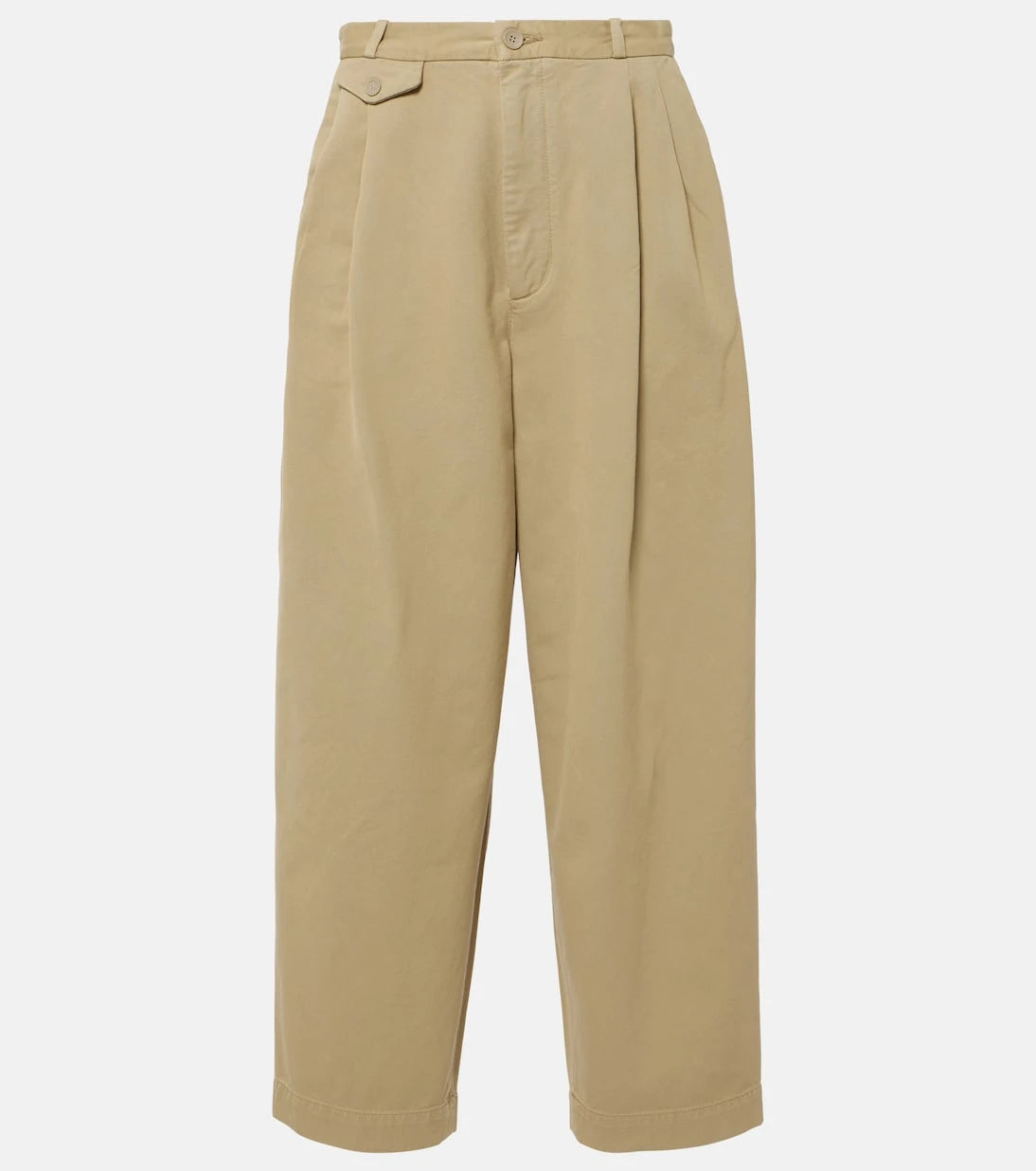 Agolde - Becker wide-leg cotton twill chinos