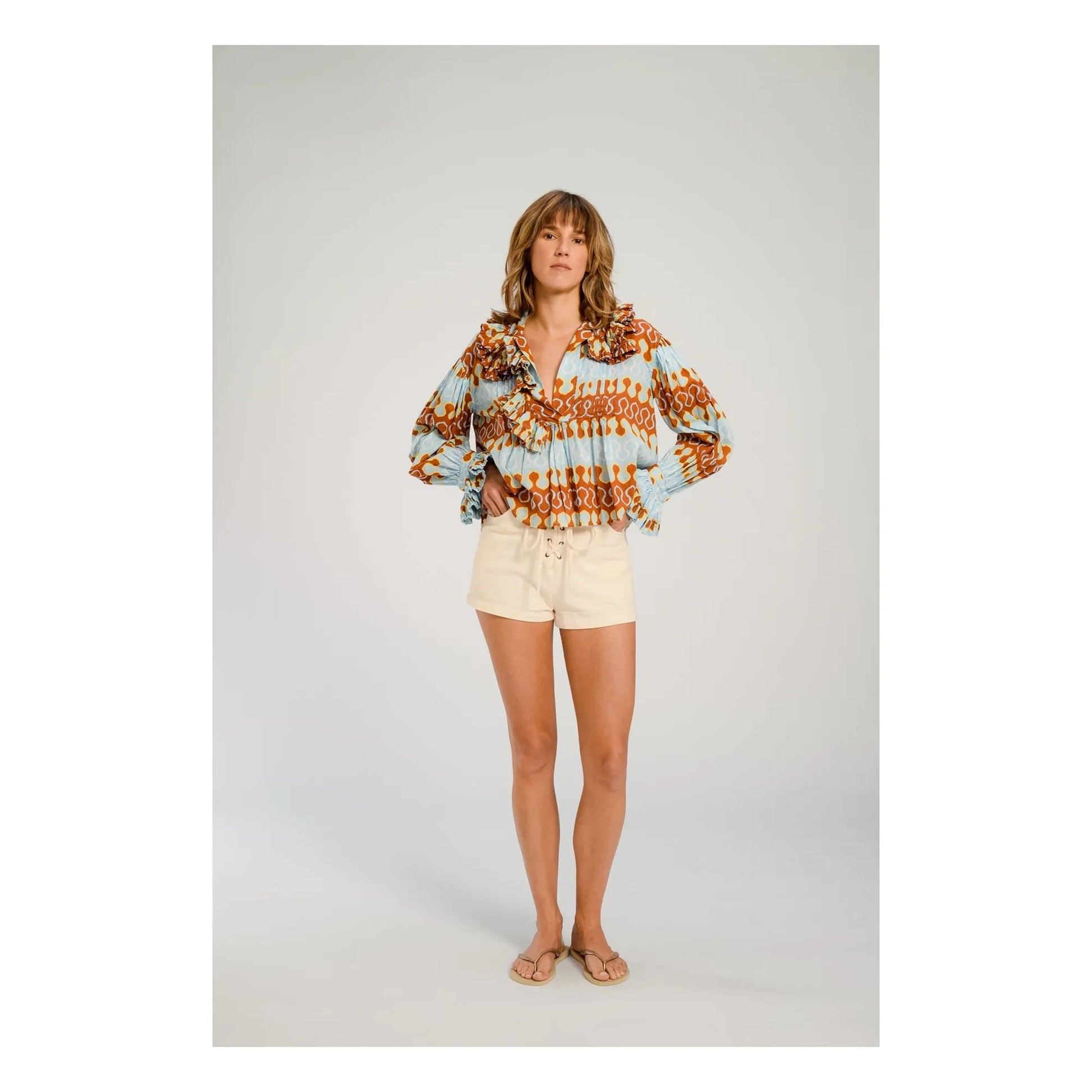 Virginie de Vinster - Rio blouse | Beige