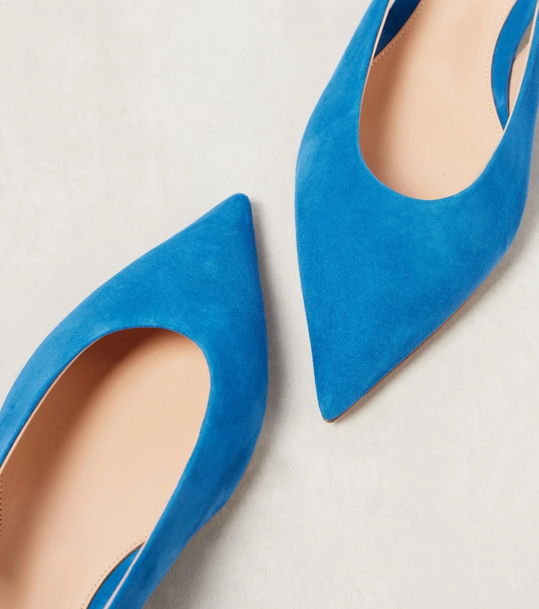 Gianvito Rossi - Suede slingback flats