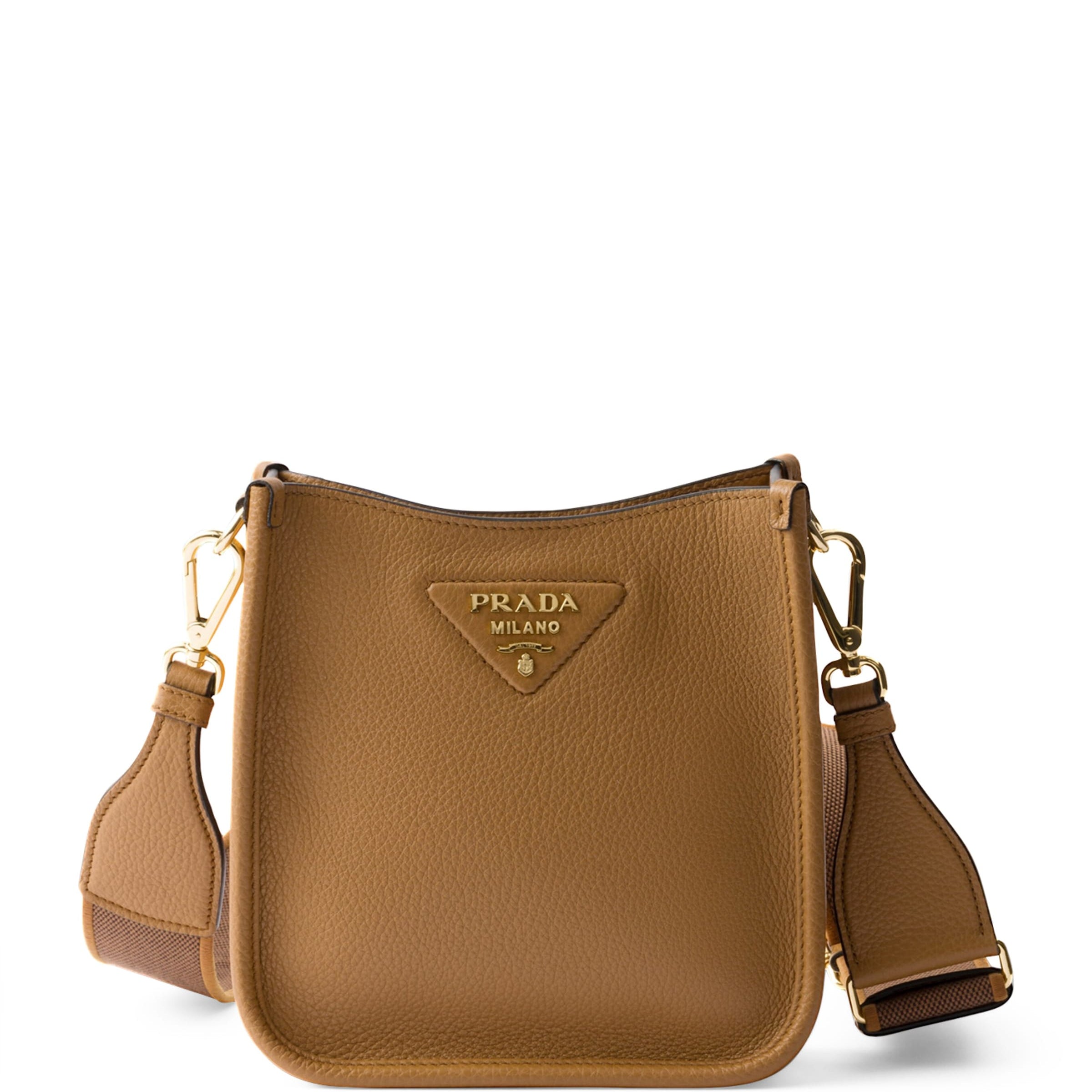 Prada Brown Mini Leather Shoulder Bag