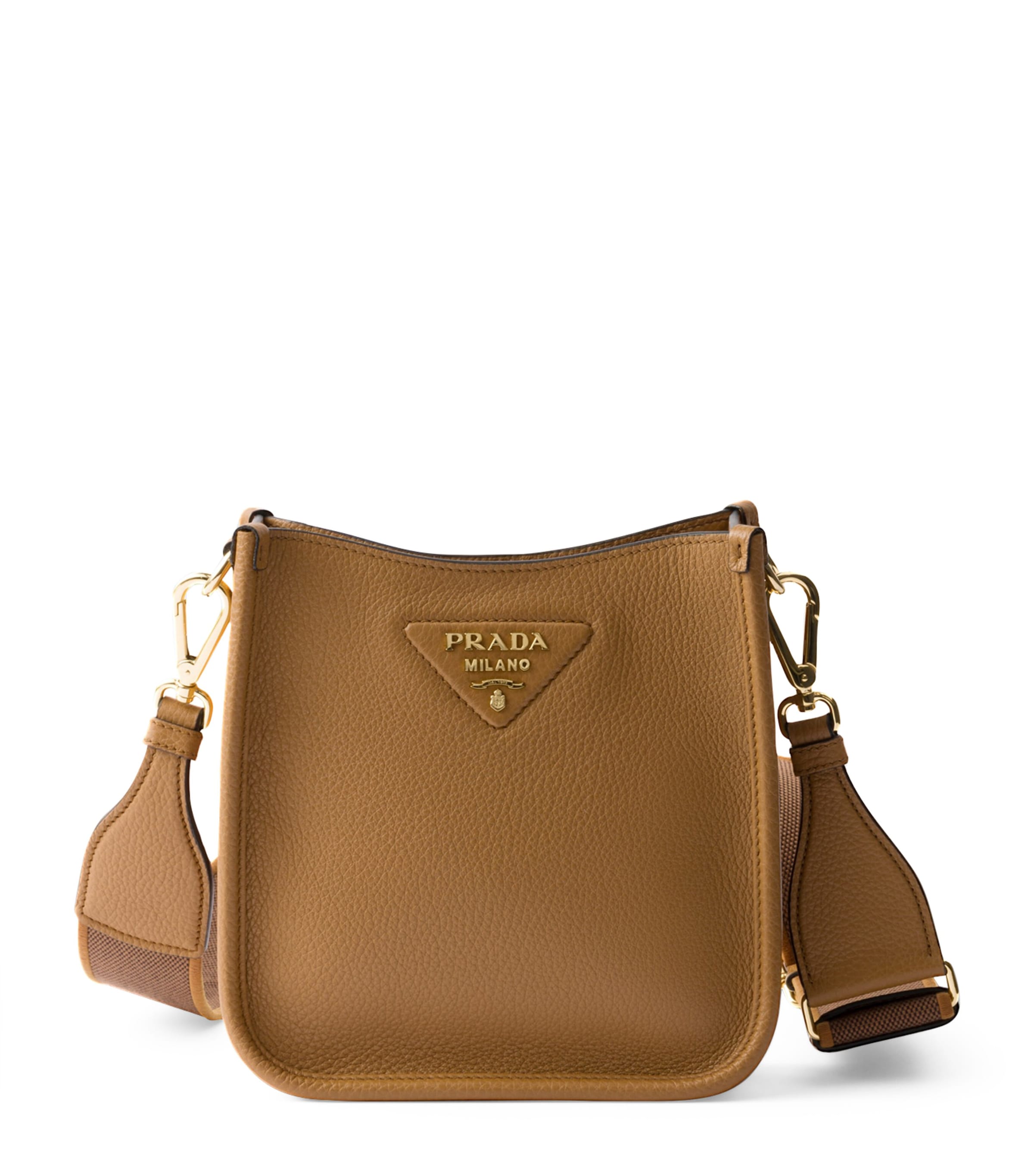 Prada Brown Mini Leather Shoulder Bag