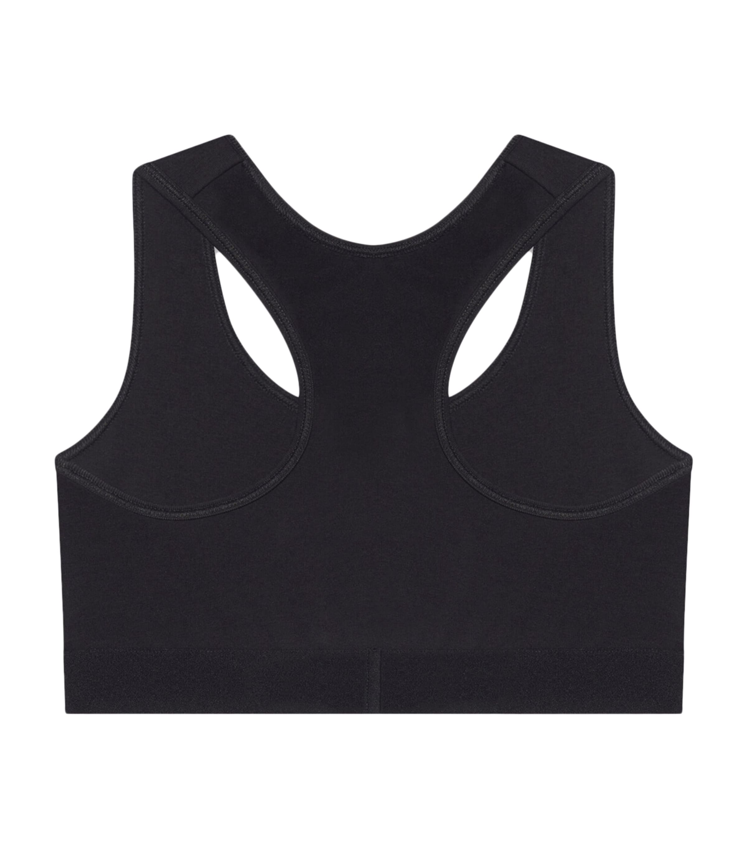 Black Logo Sports Bra