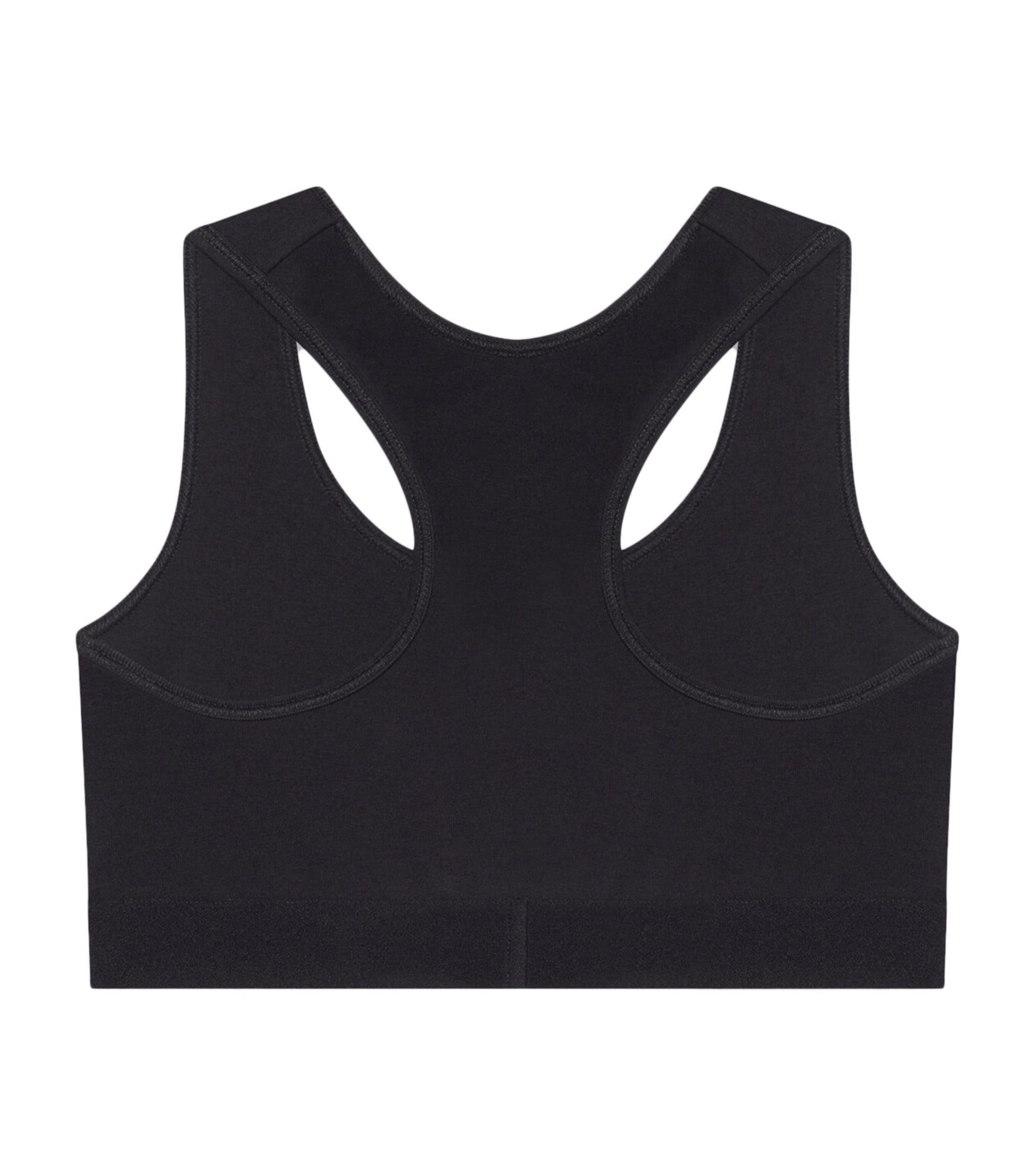 Black Logo Sports Bra
