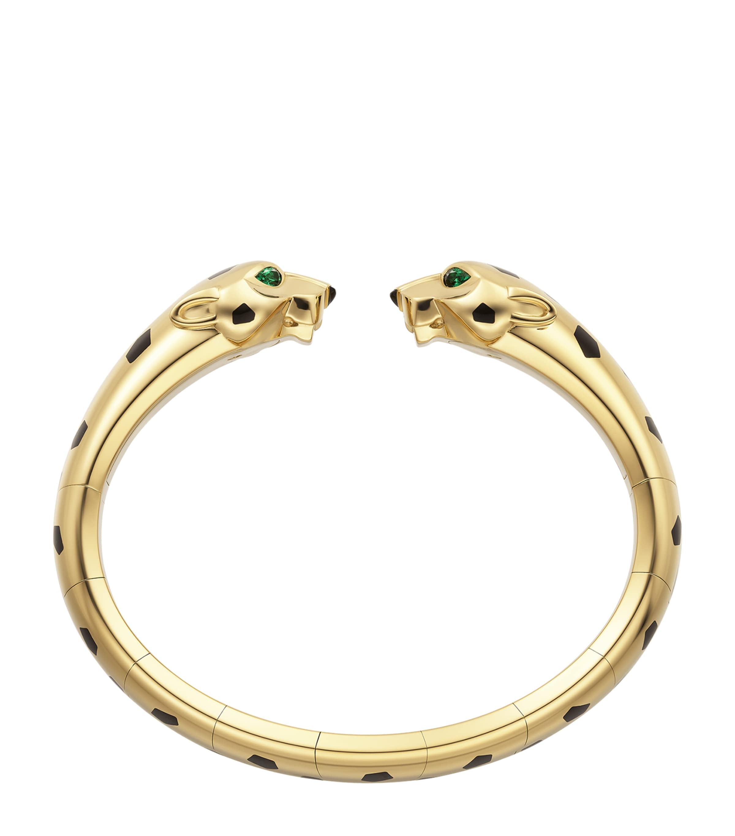 Yellow Gold, Tsavorite Garnet and Onyx Panthère de Cartier Bangle