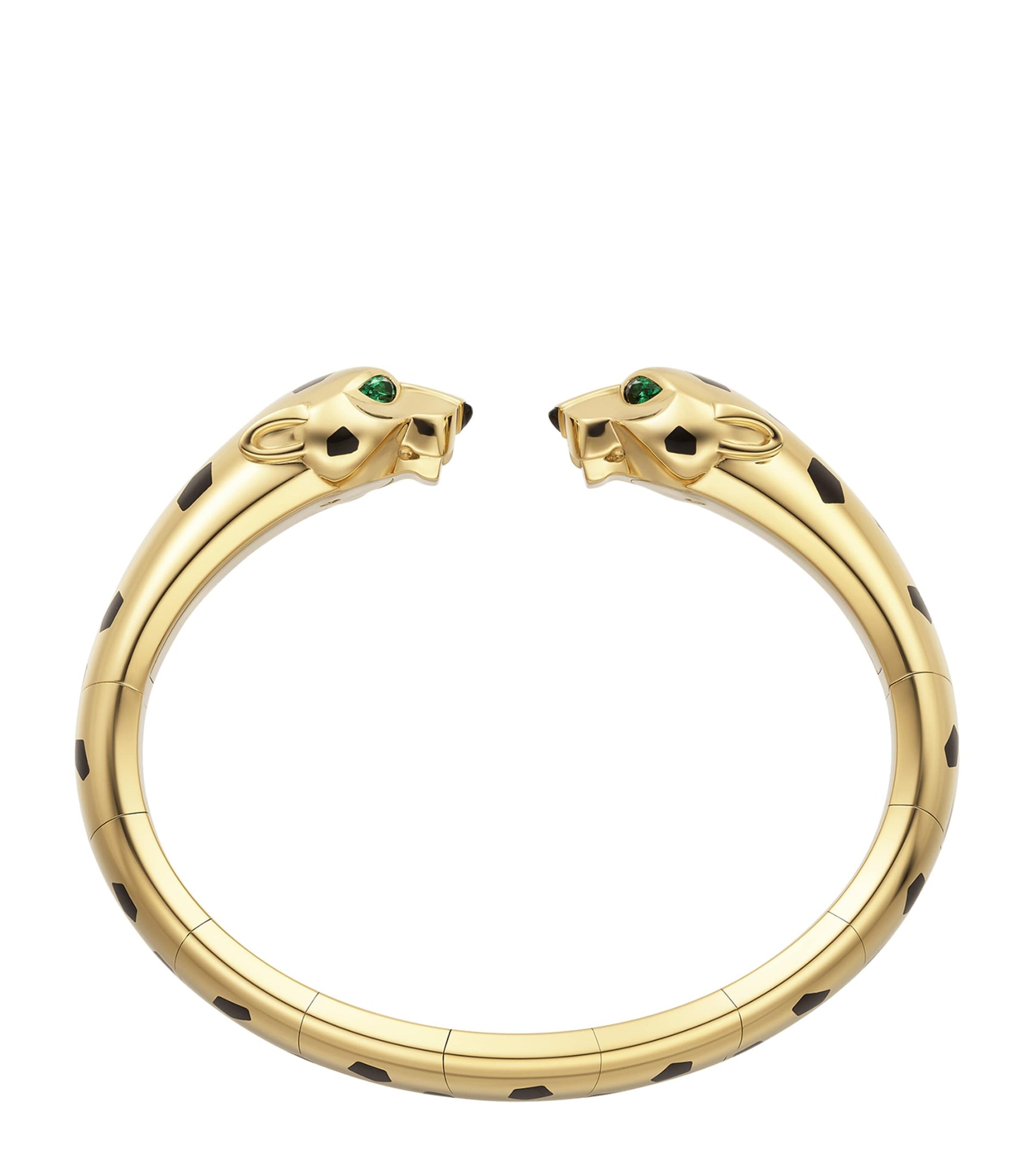 Yellow Gold, Tsavorite Garnet and Onyx Panthère de Cartier Bangle