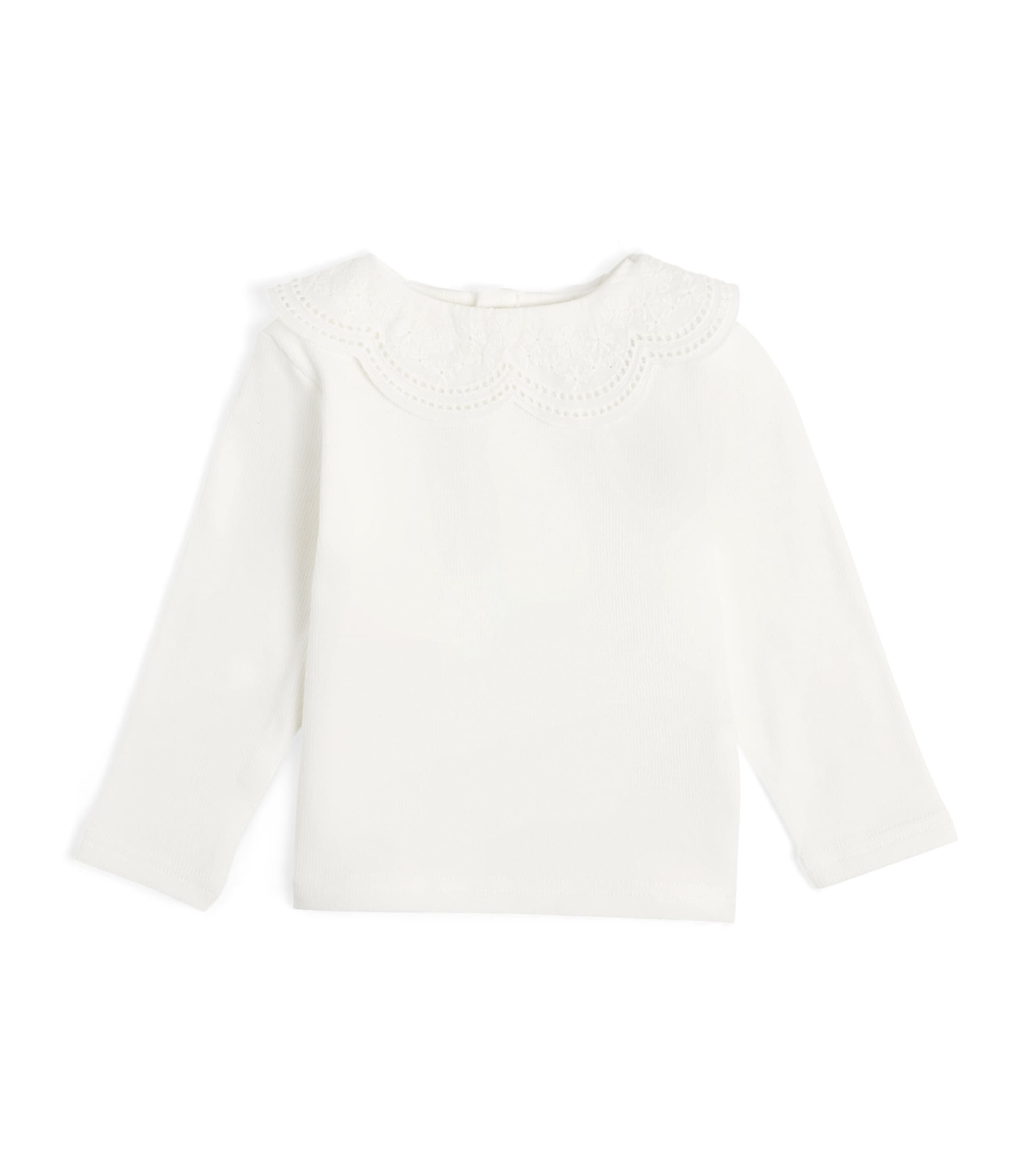 Collar-Detail Ribbed T-Shirt (3 Months-4 Years)