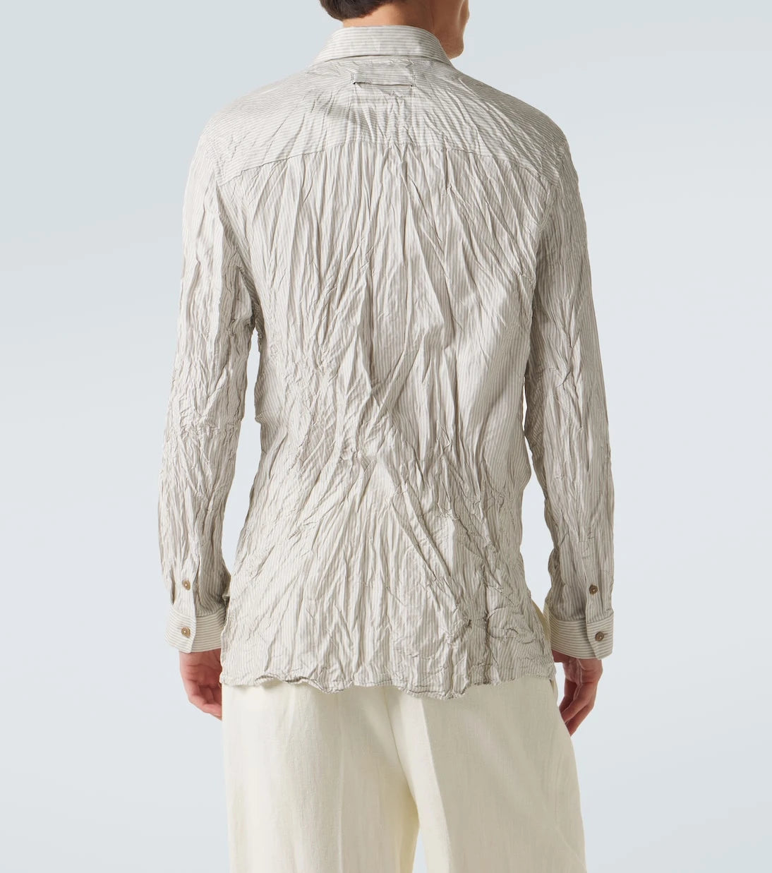 Zegna - Striped silk shirt