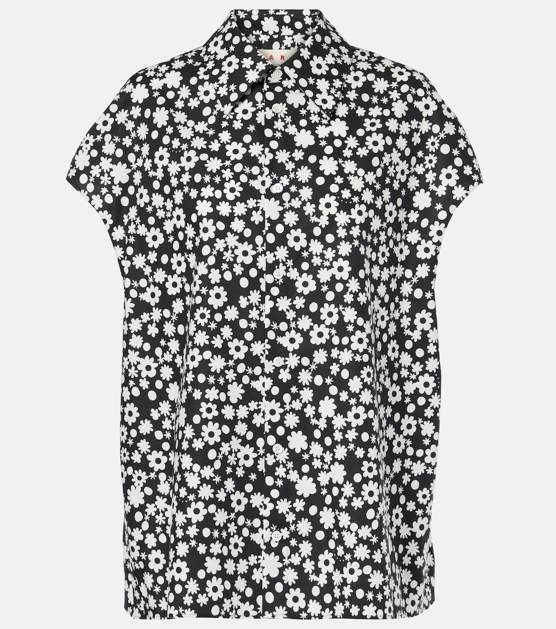 Marni - Printed cotton poplin shirt