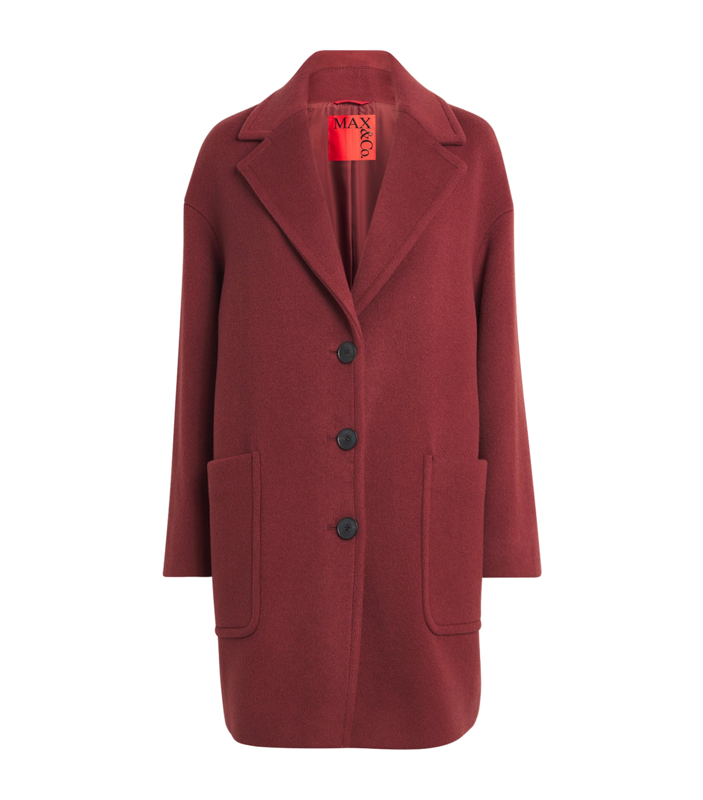 MAX&Co. Red Wool Coat