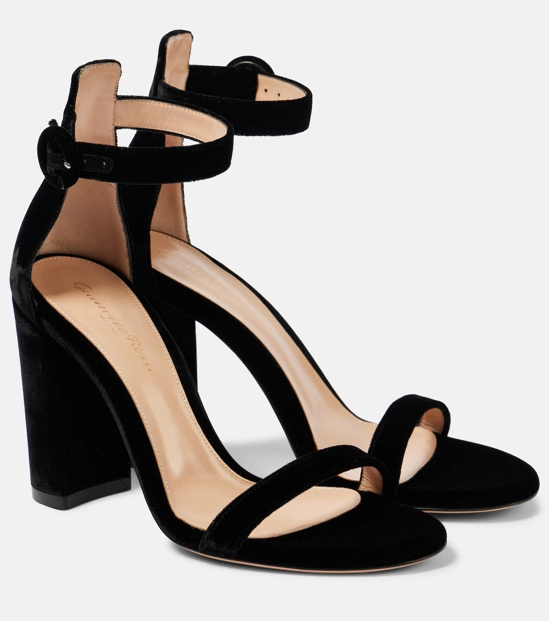 Gianvito Rossi - Gaeta 95 velvet sandals