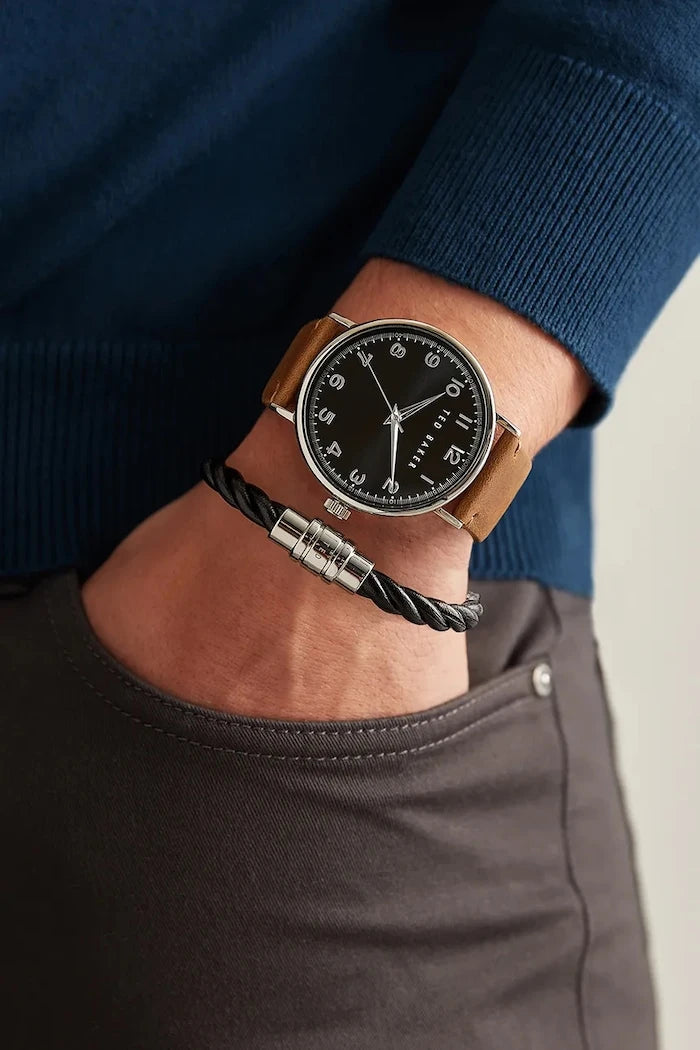 Ted Baker Erkek Saat ve Bileklik Seti