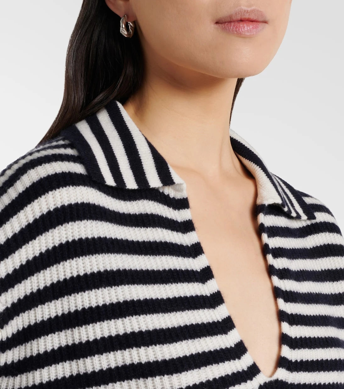 Max Mara - Gomma çizgili kaşmir üst