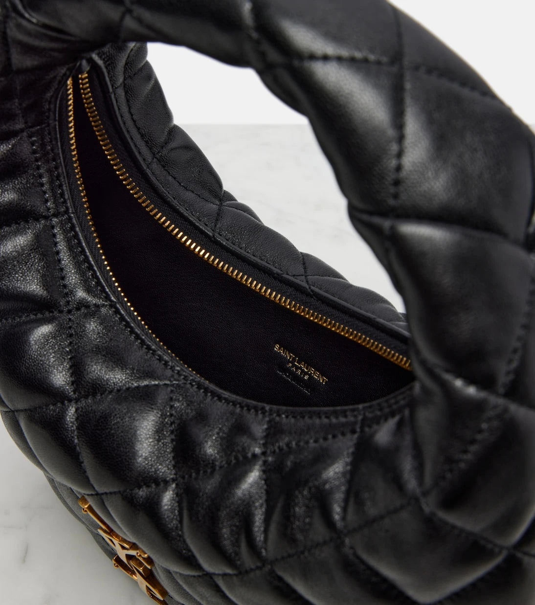 Saint Laurent - Icarino quilted leather top-handle bag