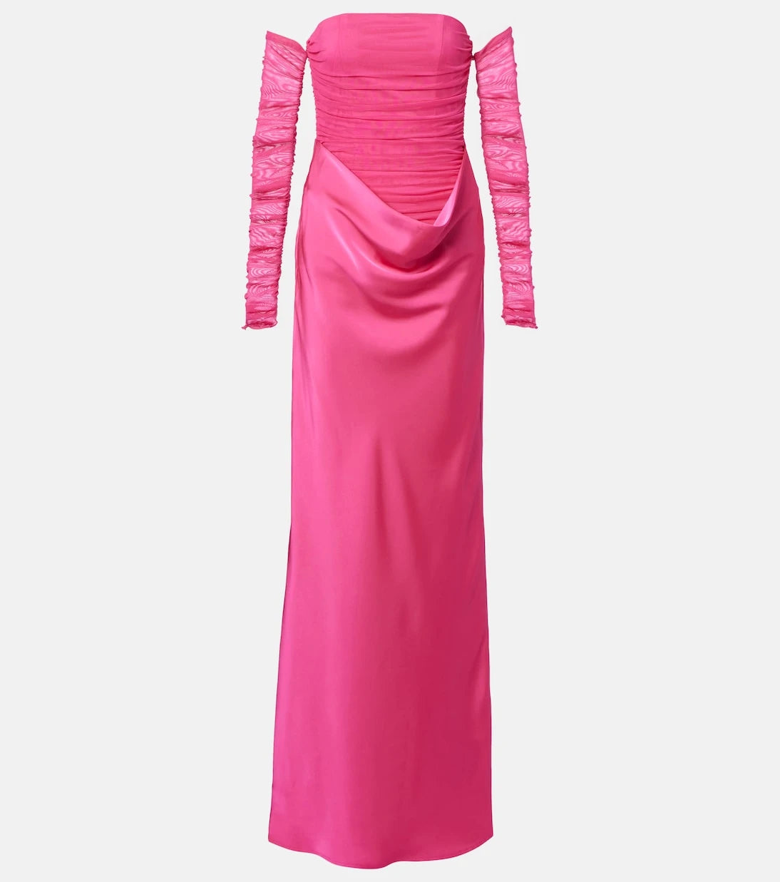 Rotate - Draped ruched gown