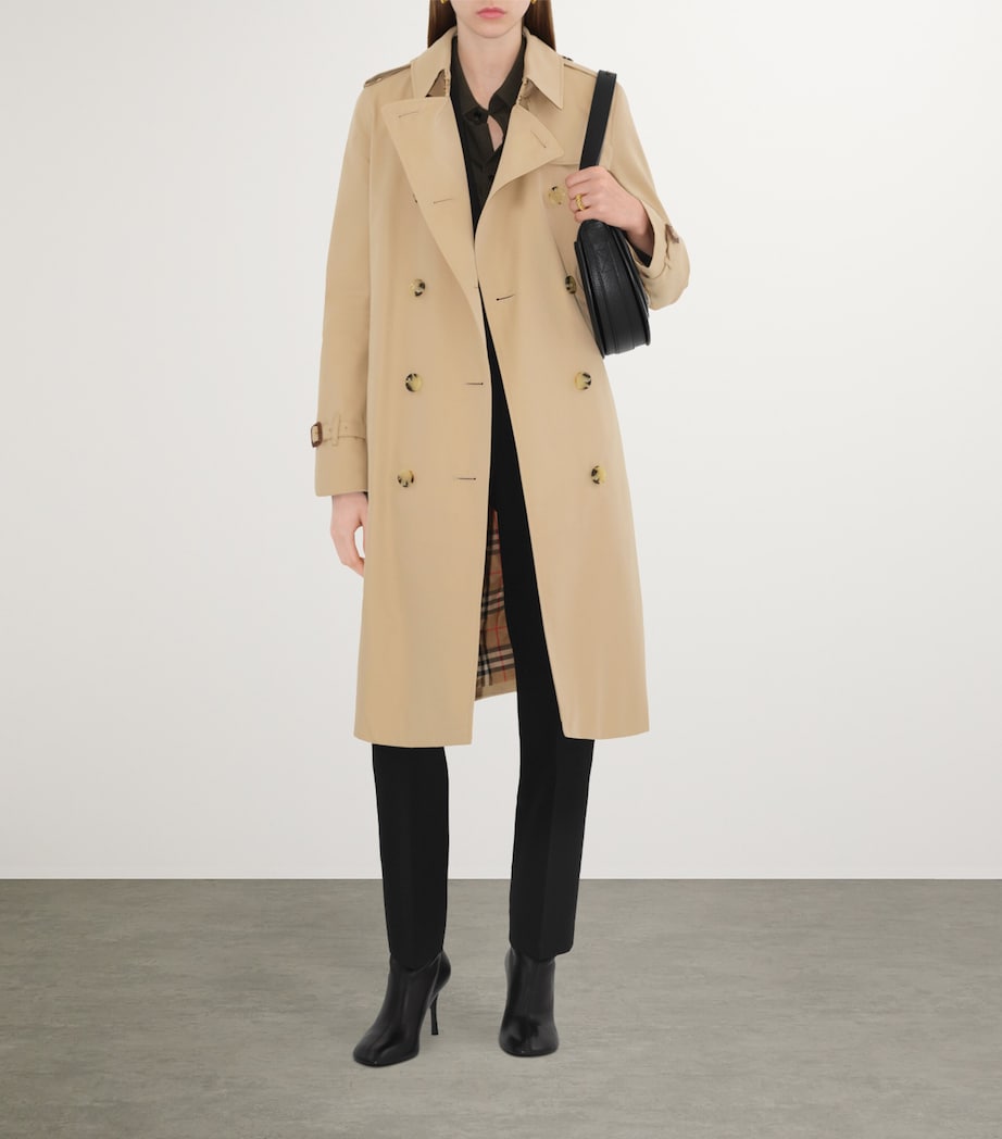 Gabardine Kensington Long Trench Coat