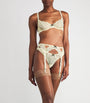 Yellow Lace Bianca Suspender Belt
