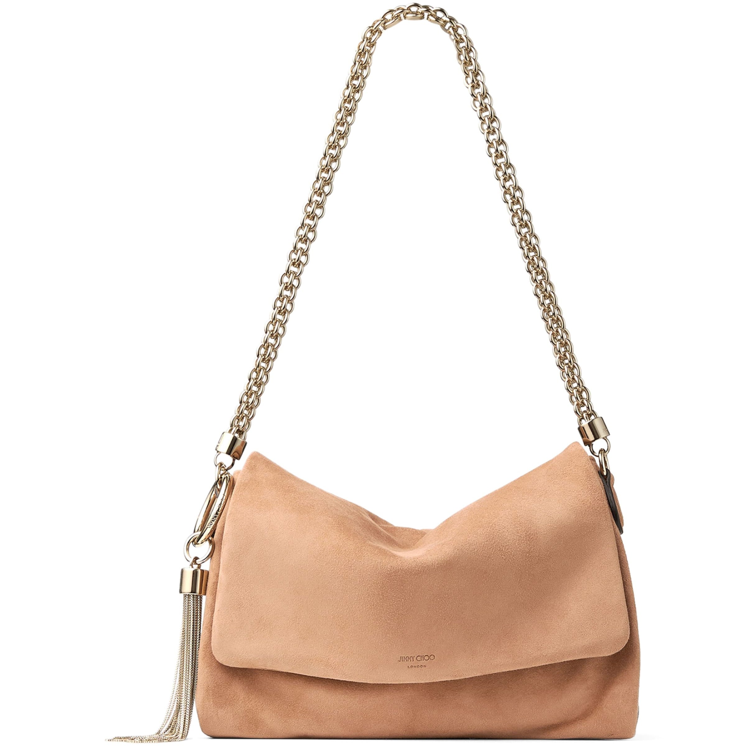 Jimmy Choo Suede Callie Flap Shoulder Bag