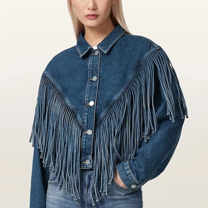 AllSaints дънково яке дамско от деним MARLENE